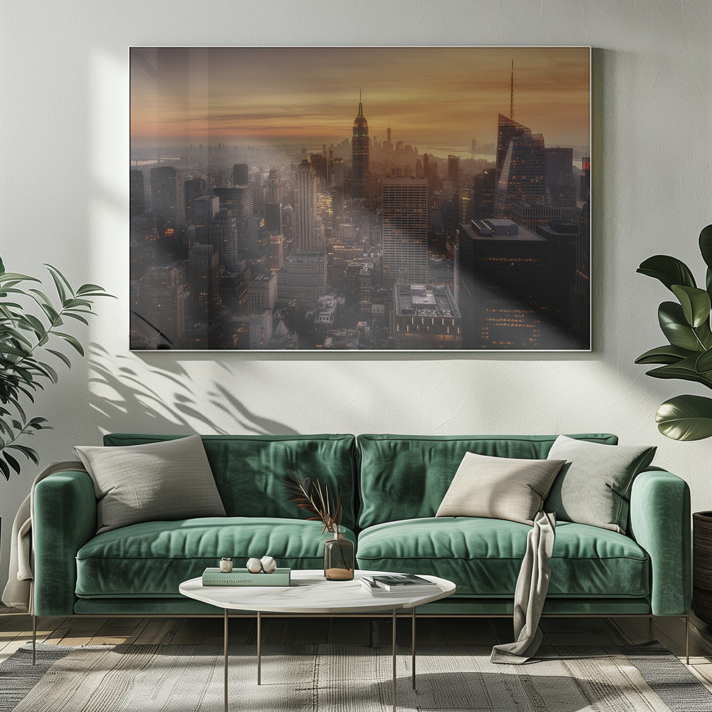 Manhattan's light Wall Artwork 0