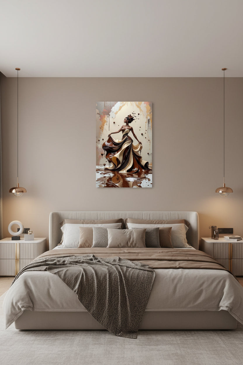 Sweet Chocolate Wall Art 24"x36" - Varnished Canvas Print