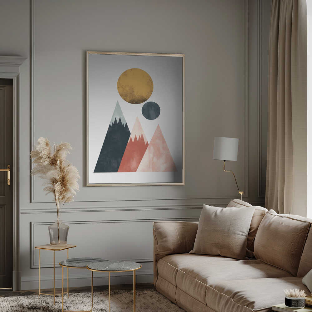 Wall art Two Moons