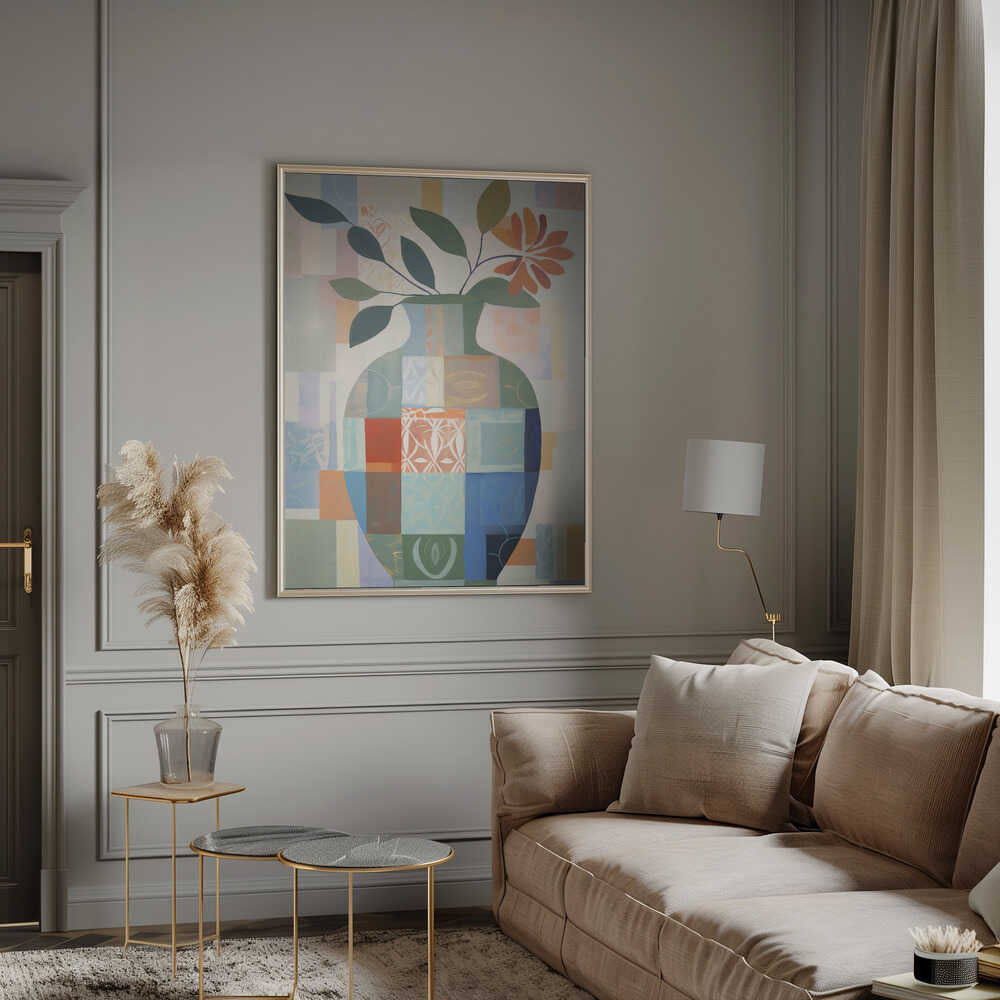 Wall art Abstract Vase