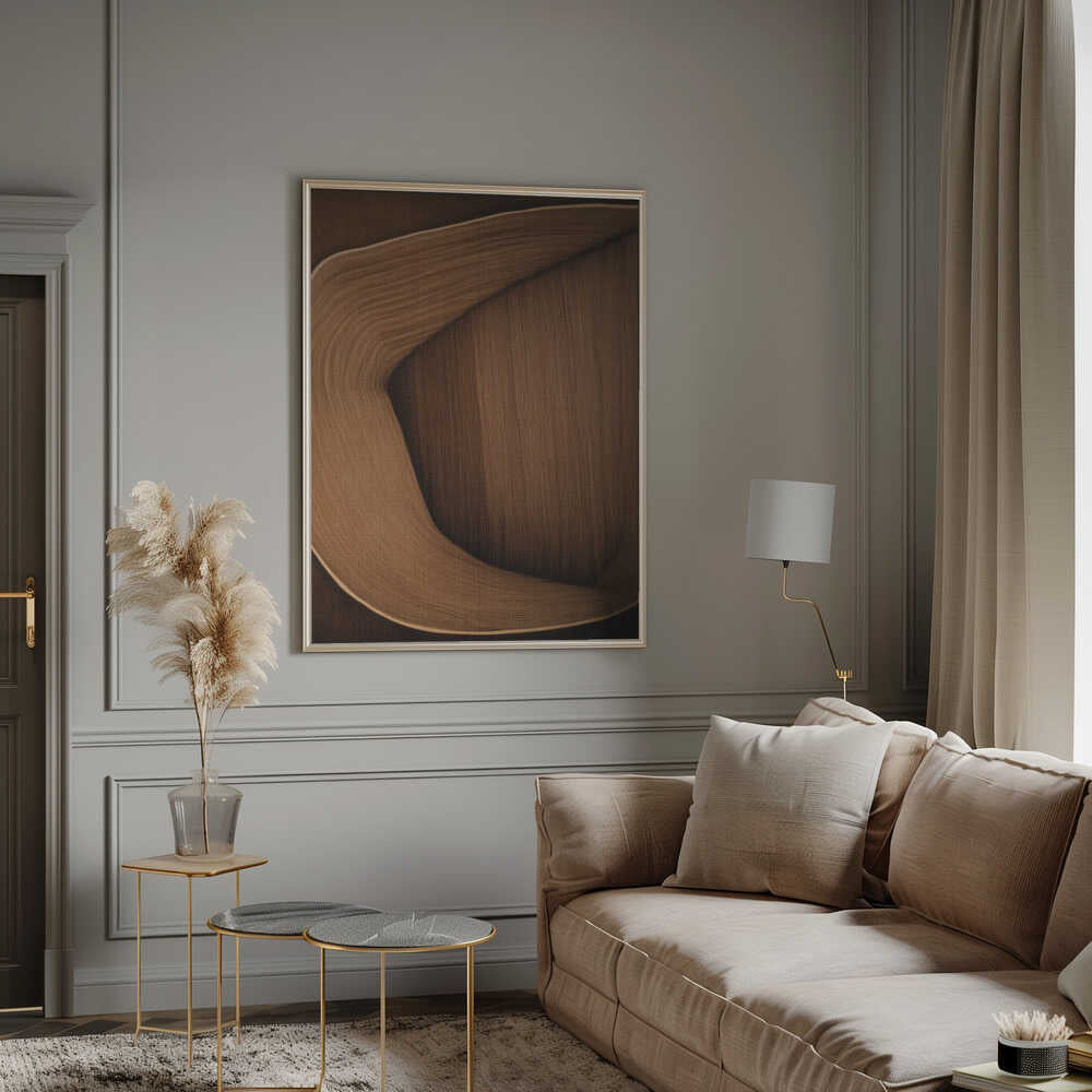 Wall art Caramel lines I