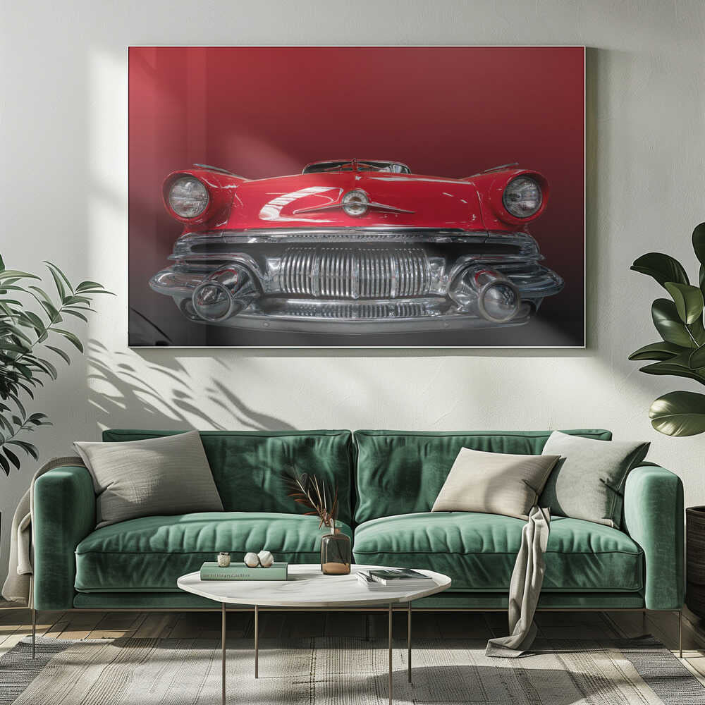 Wall art The red Pontiac