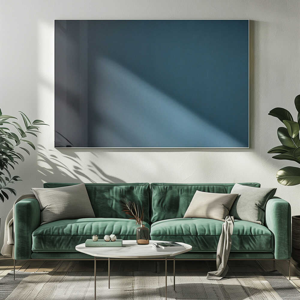 Wall art By a Long Way Oil On Canvas 12%22 X 30%22