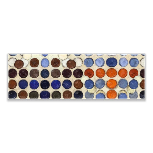 Palette of colors- Modern and abstract art- Large Canvas Wall Decor-RGB varnish