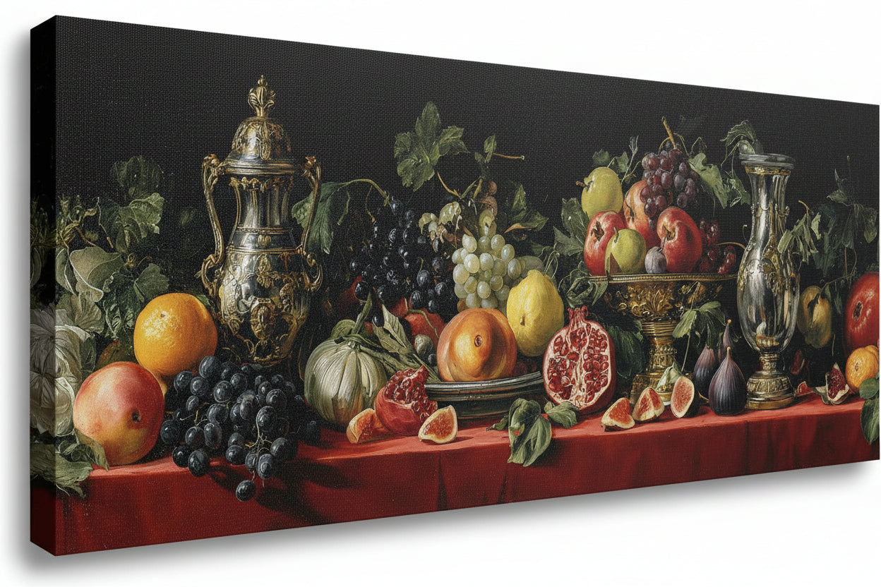 Fruit Harvest 72" x 24 " Varnished Fine artwork