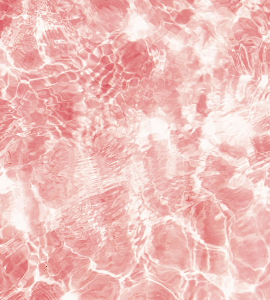 Pink Clear Waters 8"x 8" Varnished Canvas Print