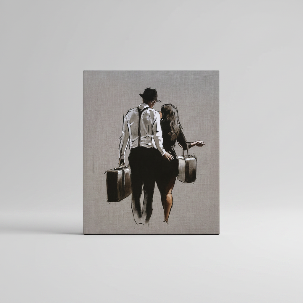 Business Partner 12 in x 12 in - varnished wall canvas print