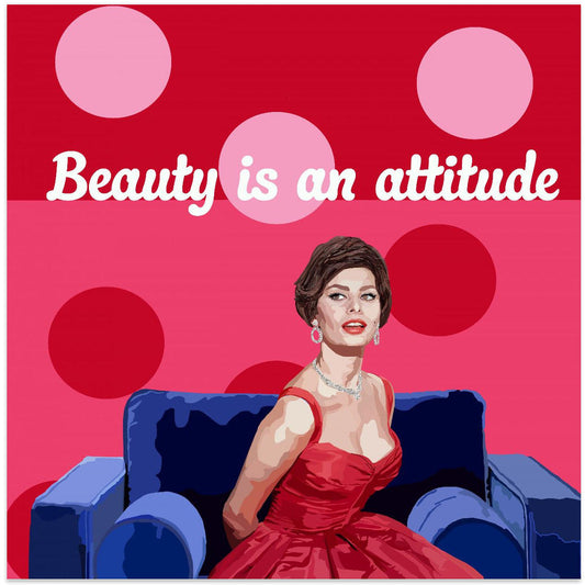 Beauty on the Couch by Lynnda Rakos — artwork front view
