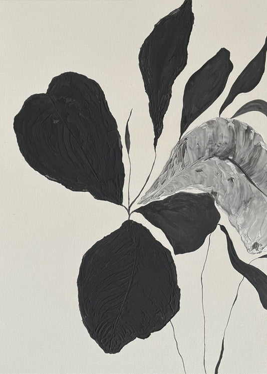Floral Abstract 2 by Soniya Vijayakumar — artwork front view