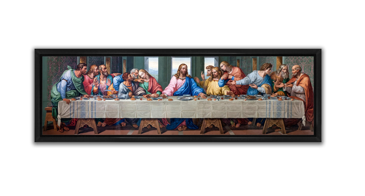 Set of 2 34X11 Framed Canvases