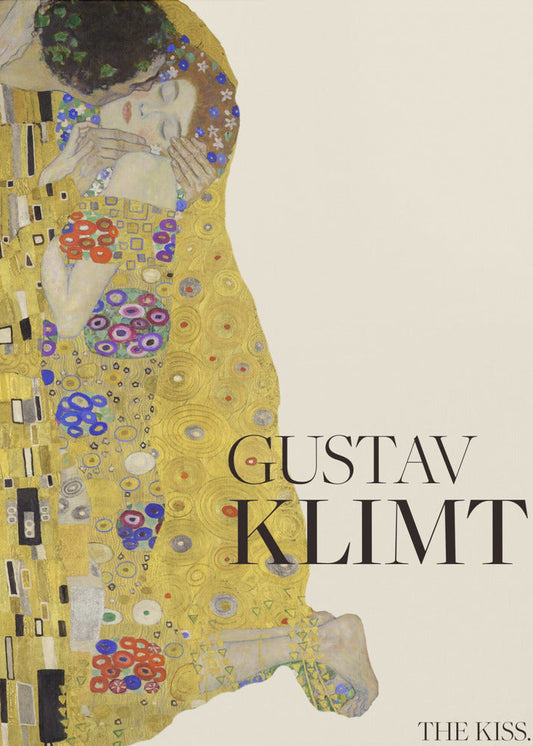 The Kiss (1907–1908) Special Poster by Gustav Klimt — artwork front view