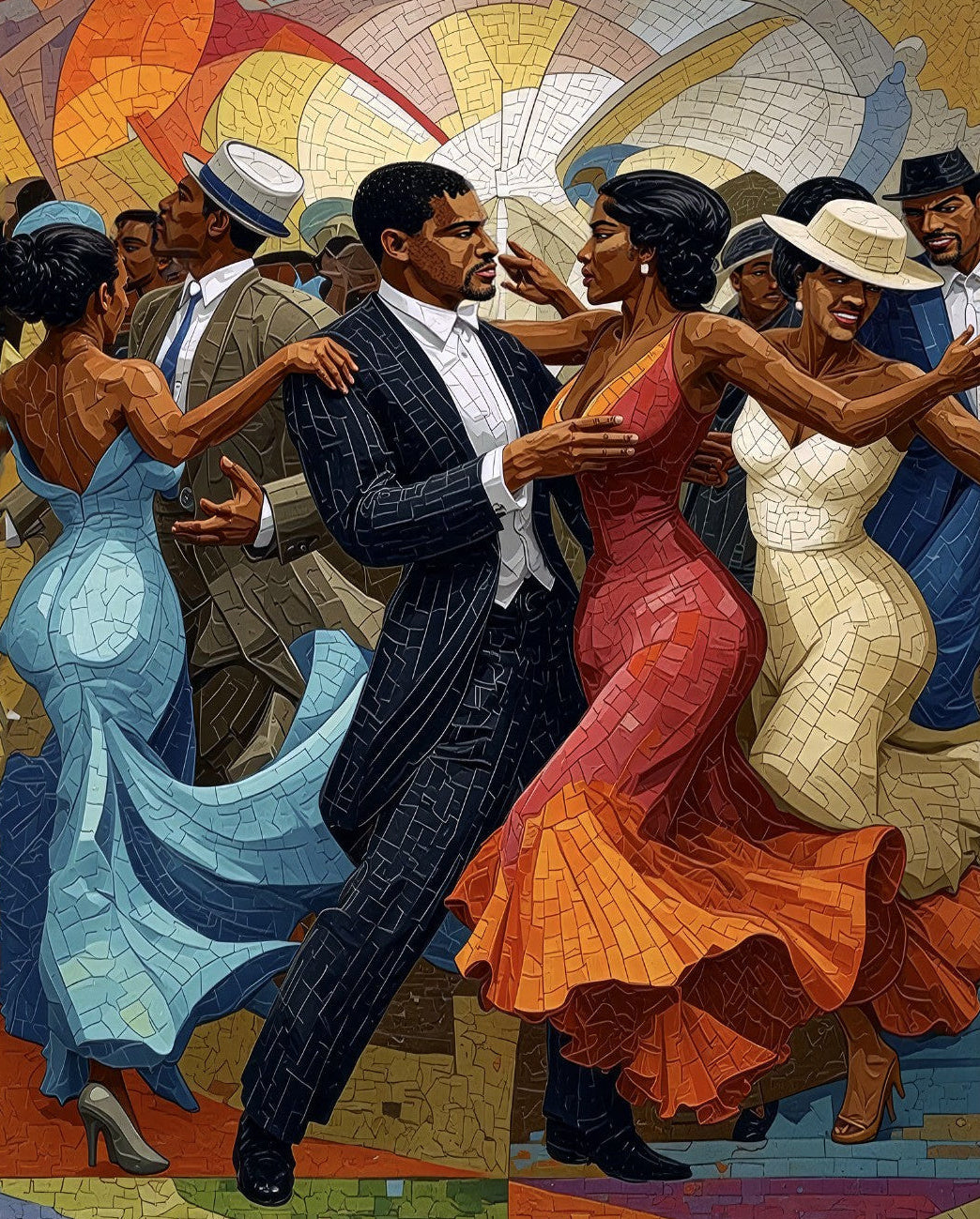 Golden Hour 16in x 20 in Varnished Art Canvas Print