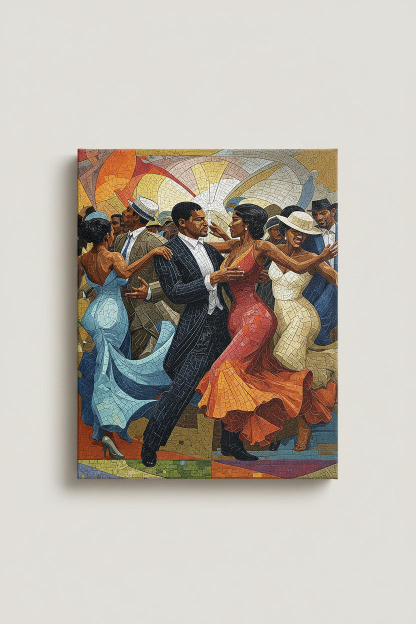 Golden Hour 16in x 20 in Varnished Art Canvas Print