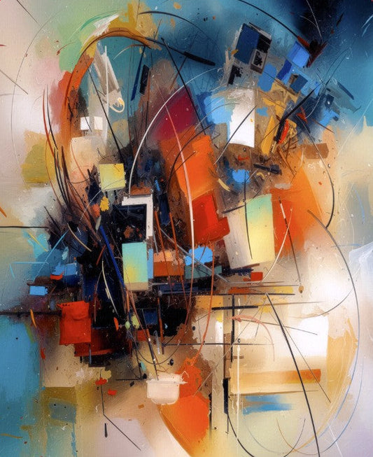 Quantum Chaos 16"x20" Varnished Fine art ready to be hang