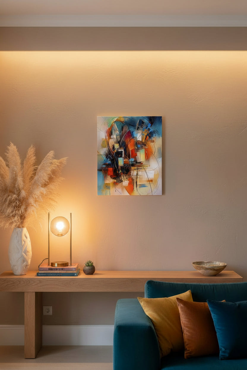 Quantum Chaos 16"x20" Varnished Fine art ready to hang
