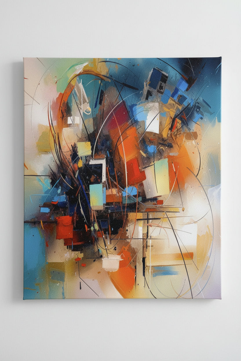 Quantum Chaos 16"x20" Varnished Fine art ready to be hang