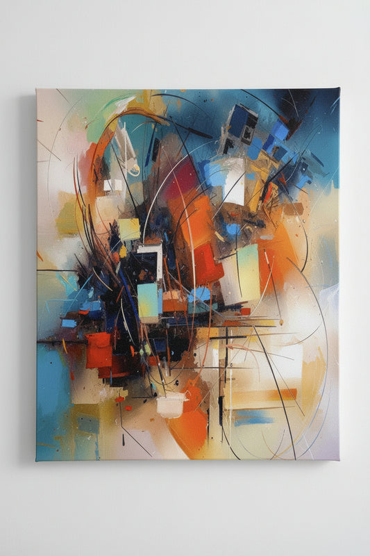 Quantum Chaos 16"x20" Varnished Fine art ready to be hang