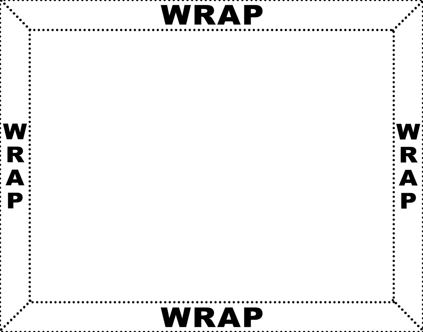 custom print canvas 36X20 Inches-Edges WRAP Landscape