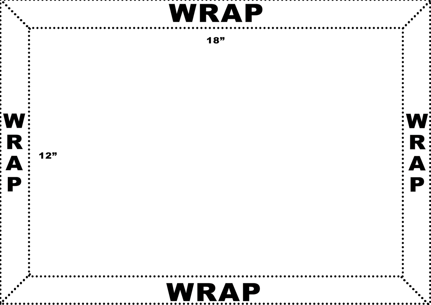 custom print canvas 36X24 Inches-Edges WRAP Landscape
