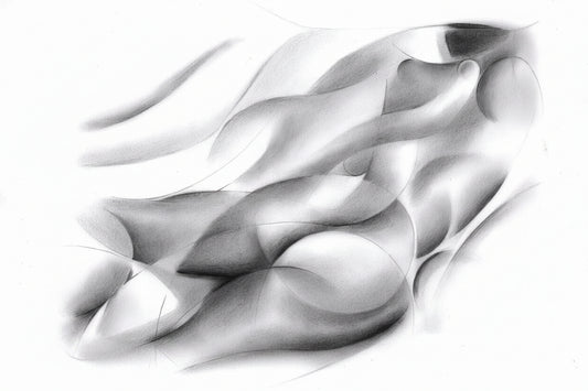 Corné Akkers "Roundism III" Framed 20in x 16in Canvas