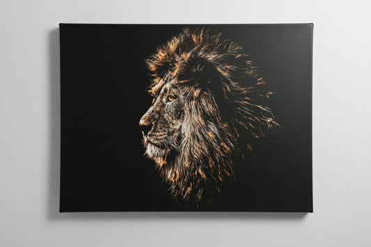 Lion louis vuitton 20 " x 16 "Varnished wall canvas print
