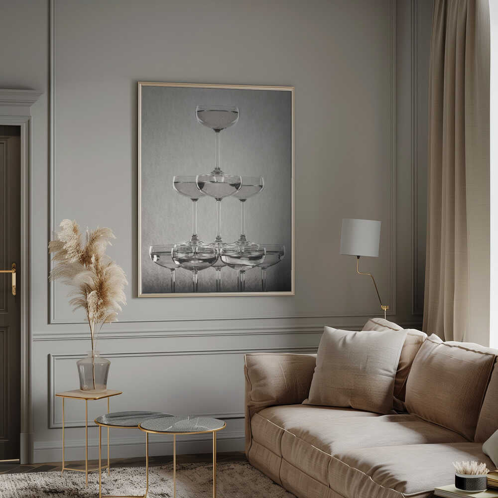 Wall art Champagne tower_9