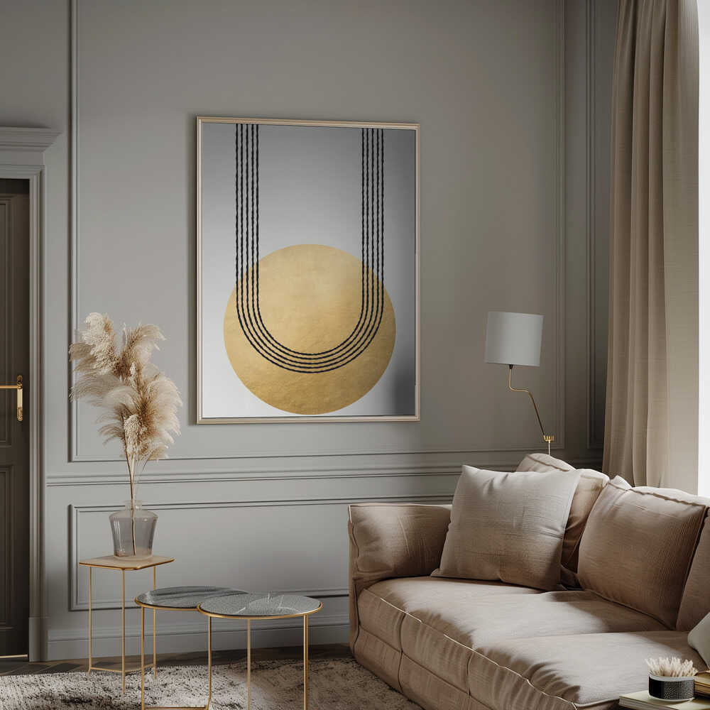 Wall art Gold balance