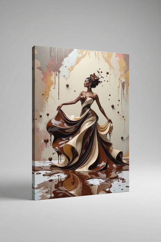 Sweet Chocolate Wall Art 24"x36" - Varnished Canvas Print