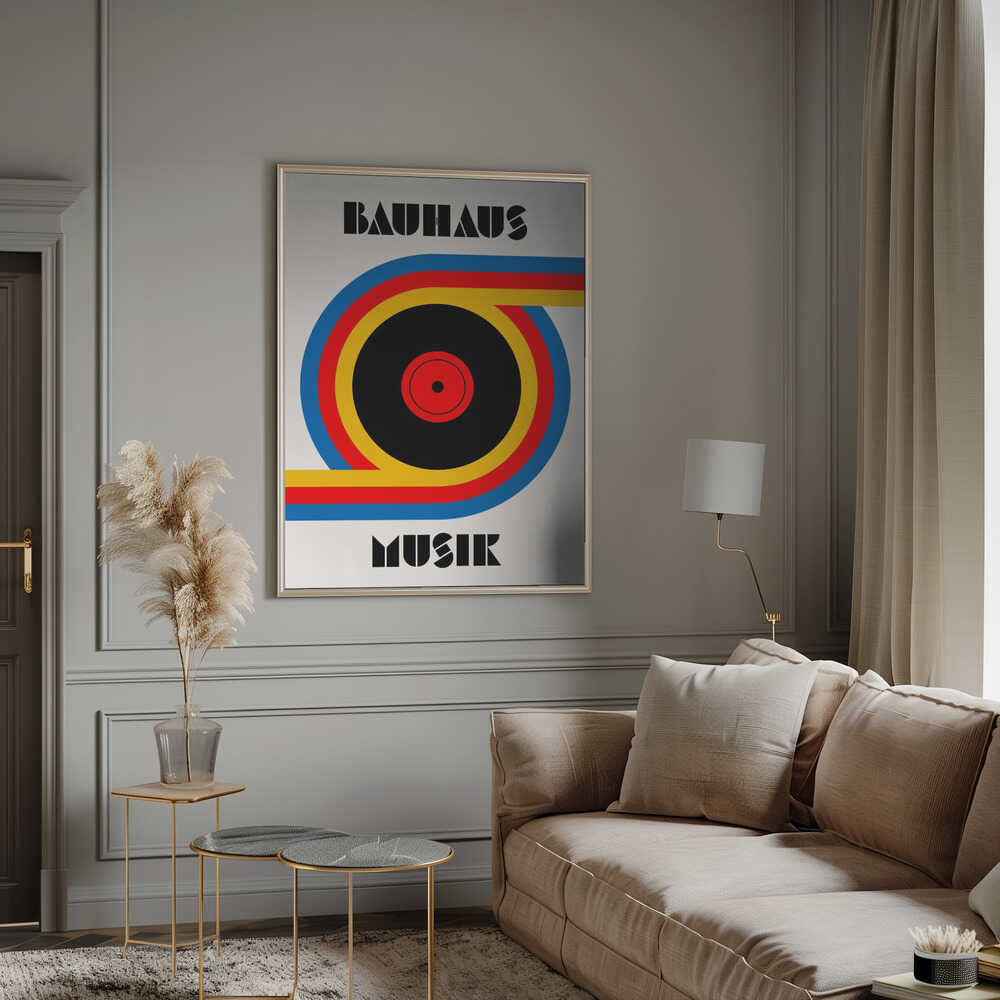Wall art Bauhaus Musik Vinyl
