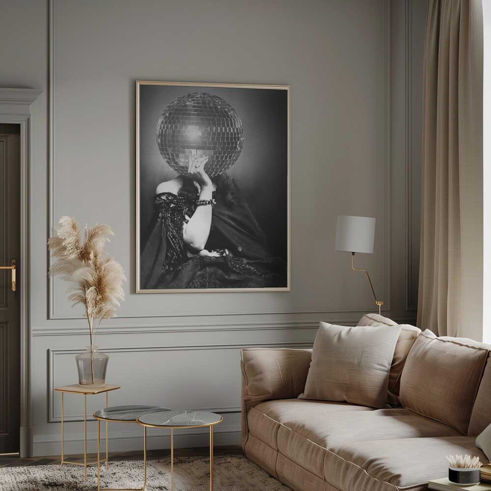 Wall art DISCO VINTAGE WOMAN