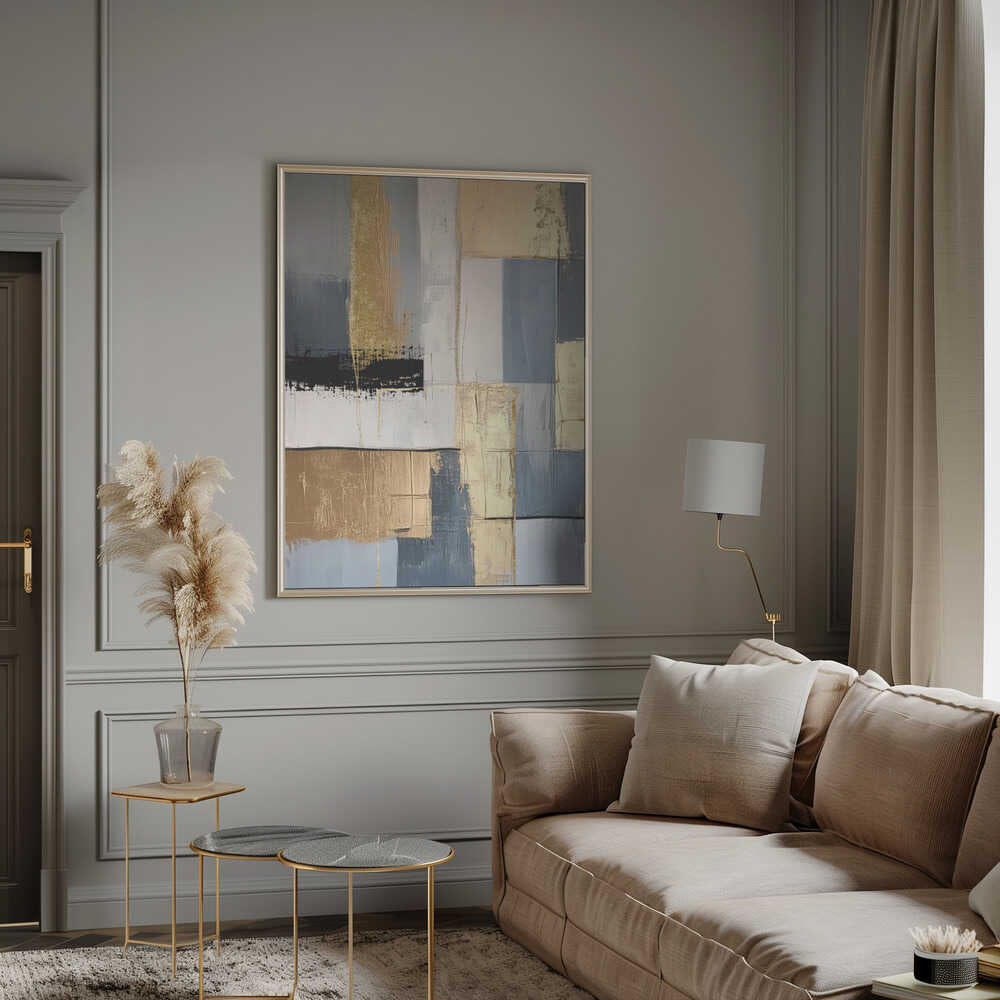 Wall art Golden Greys 1