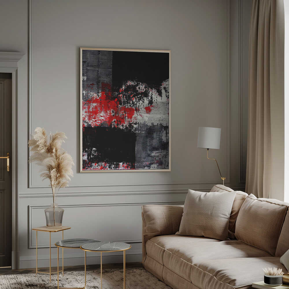 Wall art Crimson Echoes