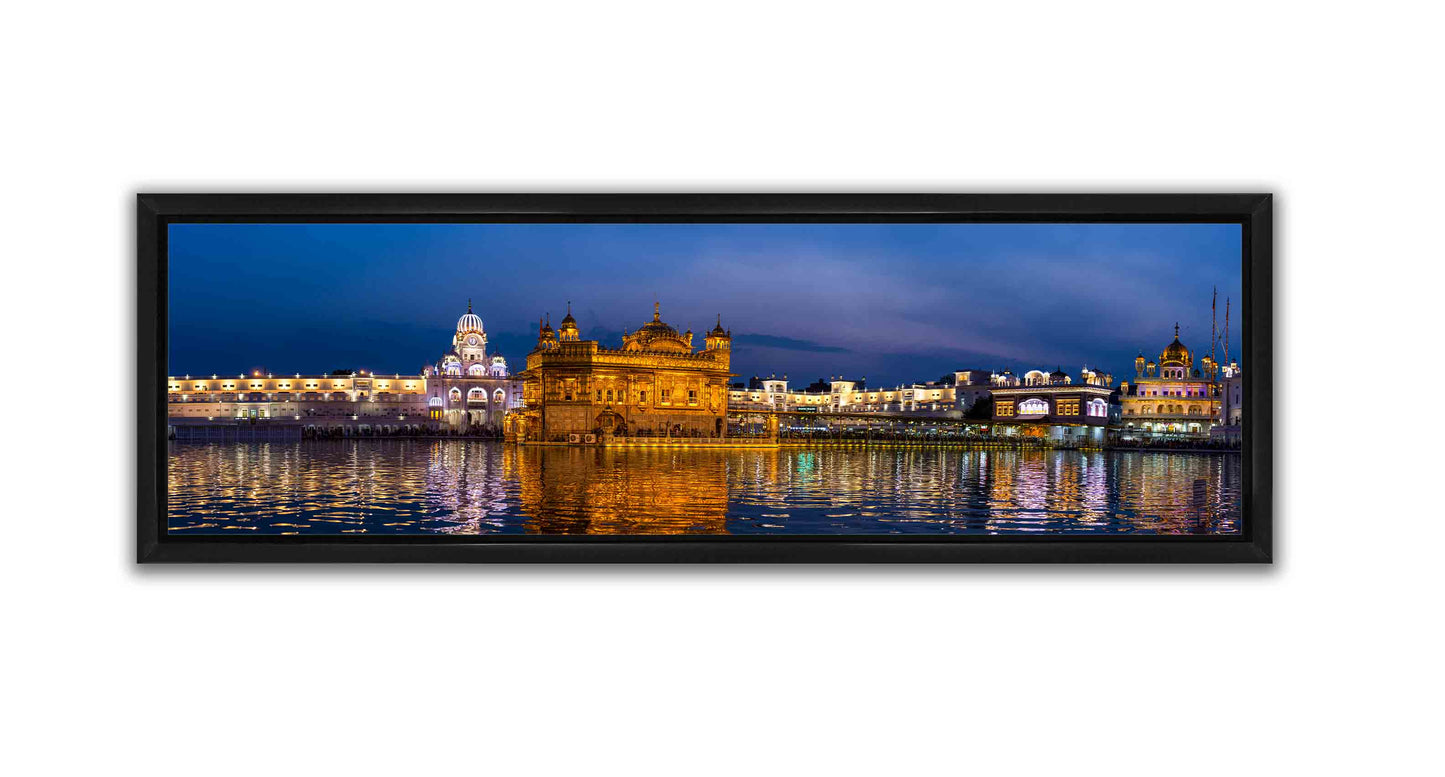 Set of 2 34X11 Framed Canvases