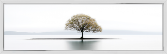 Set of 2 34X11 Framed Canvases