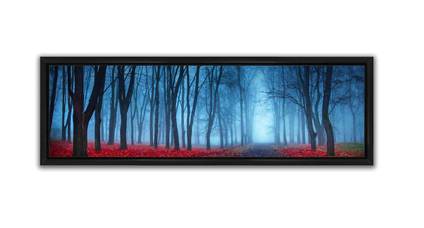 Set of 2 34X11 Framed Canvases