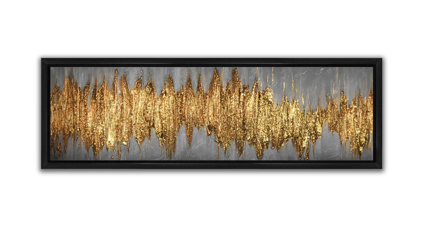 Set of 2 34X11 Framed Canvases