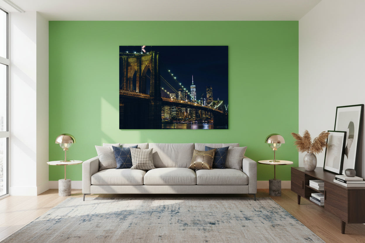 Brooklyn Bridge 48" × 36" - New York City Canvas Print