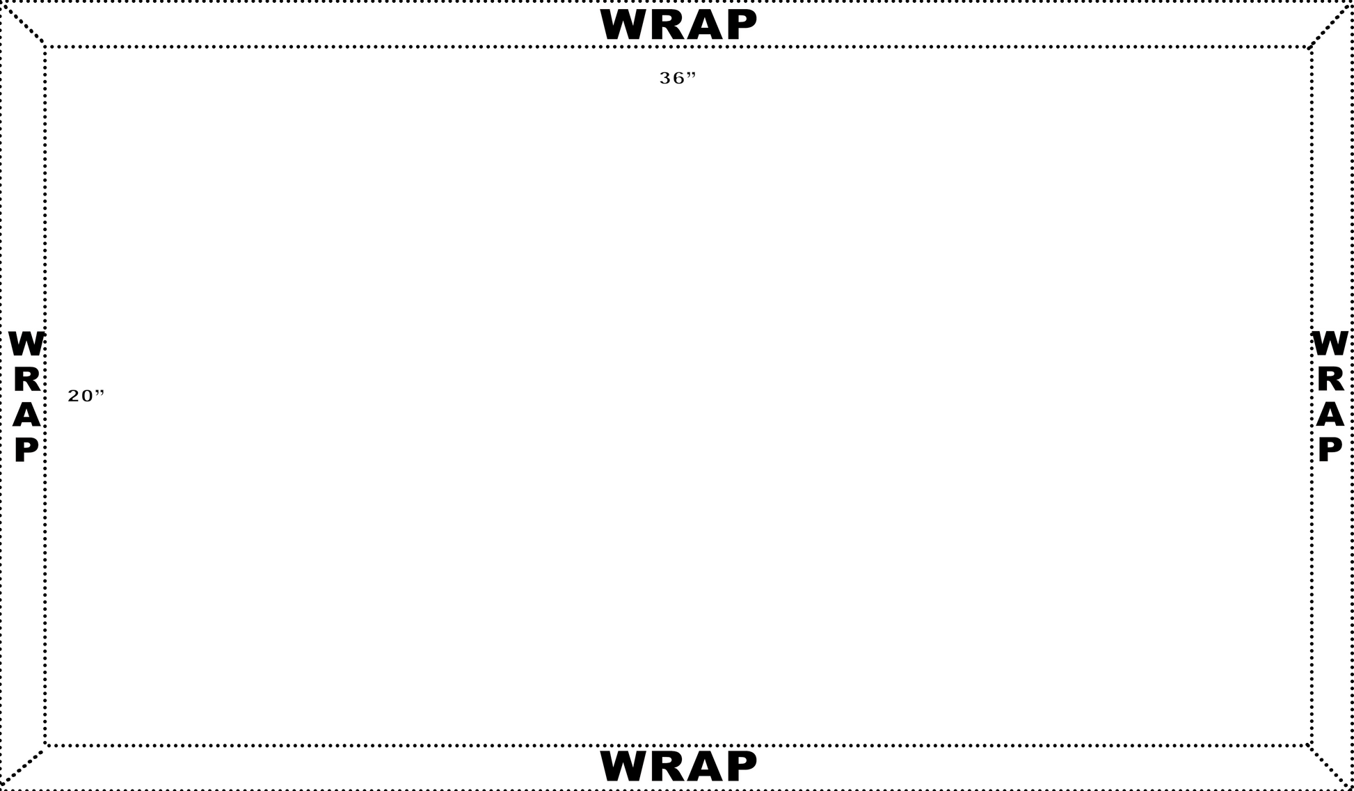 custom print canvas 54X36 Inches-Edges WRAP Landscape
