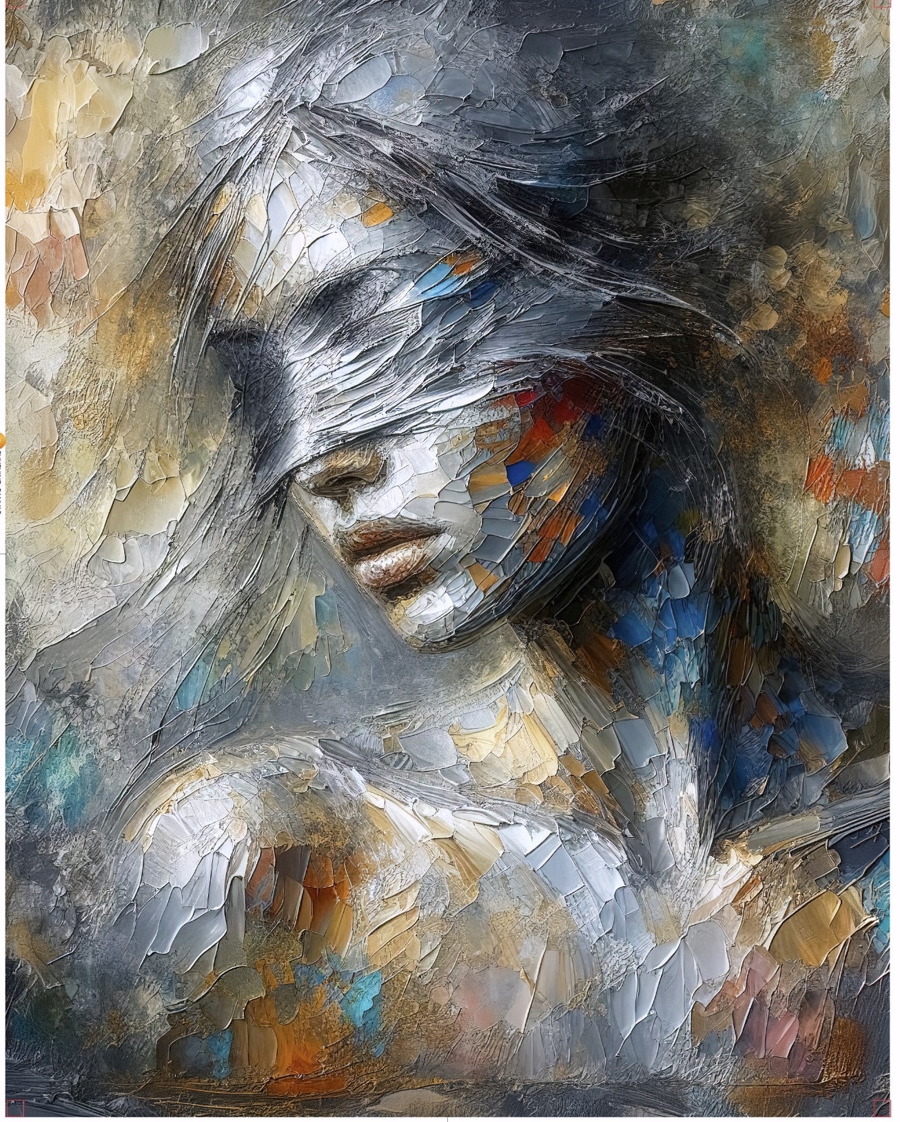 Veil of Memories 36" x 48 " Varnished Fine art print