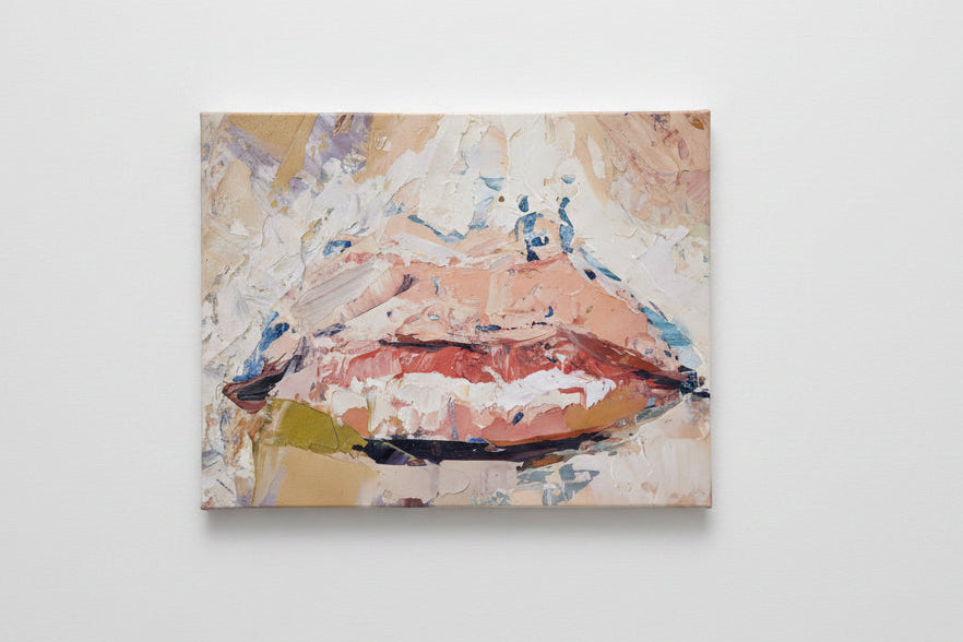 Painted Lips Wall Art 48in x 36in Canvas Print