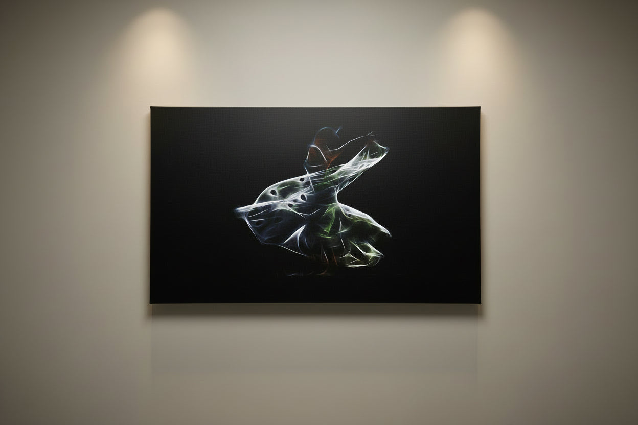 Lightwoven 48 " x 36 " Varnished Canvas Wall art