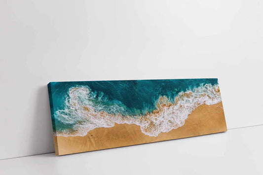 Beach view Fine art Print Vanish 48" x 16" Ready to hang
