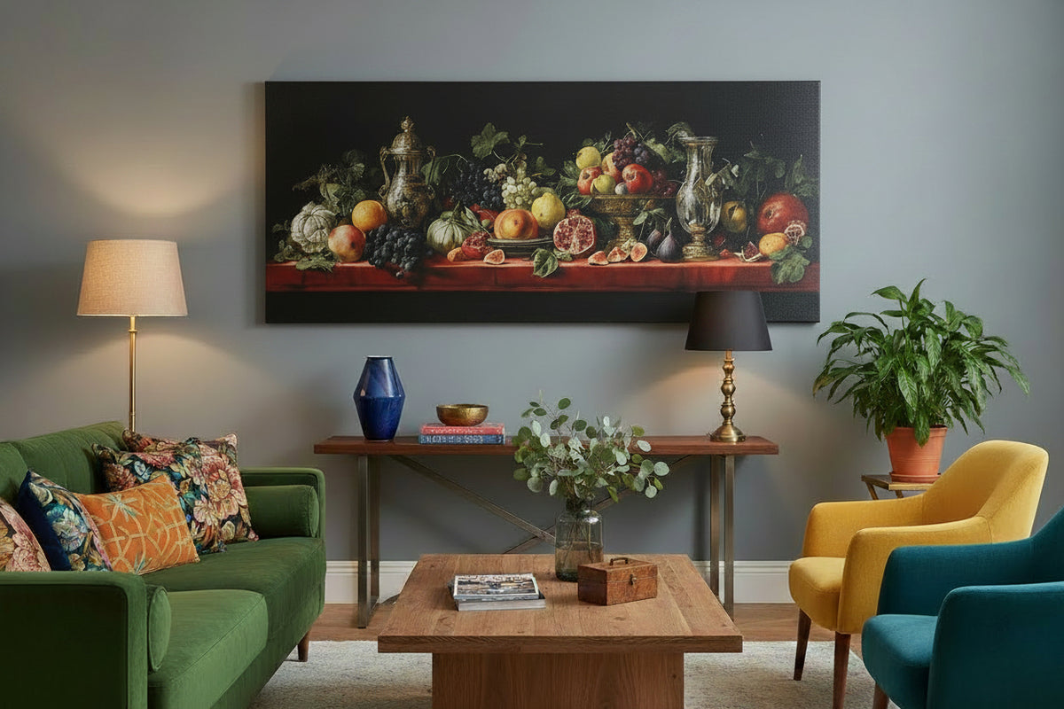 Fruit Harvest | Canvas Print | Dutch Golden Age Still Life Wall Art