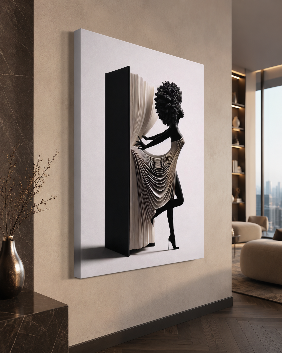 New Chapter – Contemporary Figurative Canvas Wall Art