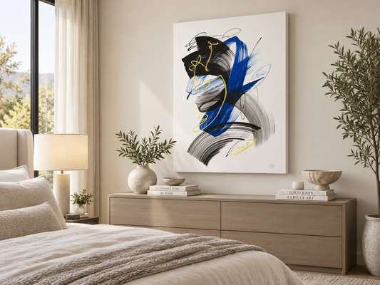 Dynamic Abstraction | Canvas Print | Contemporary Abstract Wall Art by Mette Rix