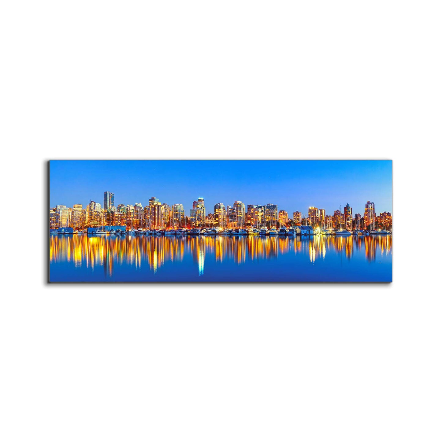 Wall Art Downtown Vancouver at sunset