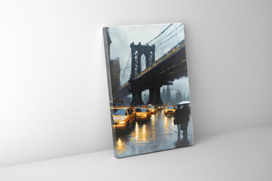  NYC Bridge Skyline