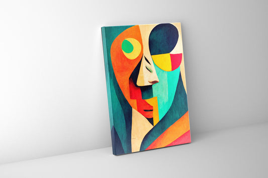 Wall art Picasso style digital art Gallery Wrap