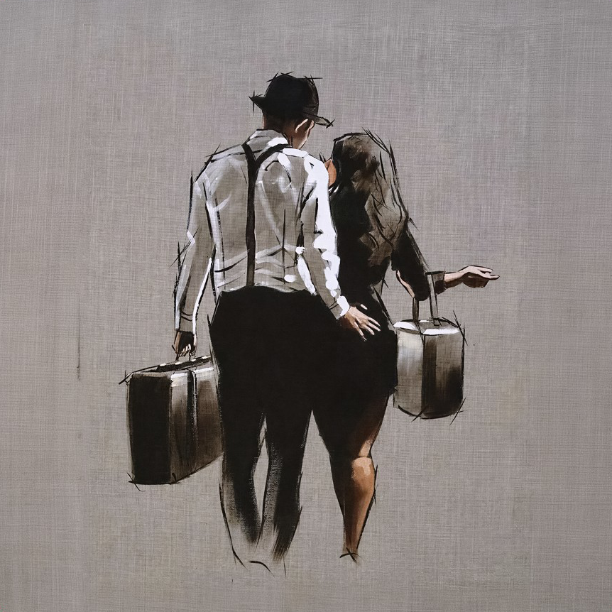 Business Partner 12 in x 12 in - varnished wall canvas print