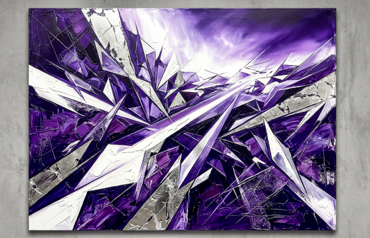Anything is Possible - Abstract Wall Art 40"x 30" Varnished Canvas Print